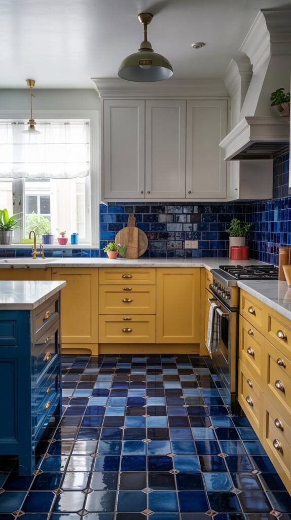 Cobalt Blue Porcelain Tiles