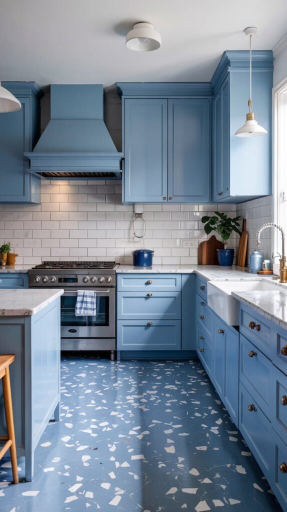 Cornflower Blue Terrazzo