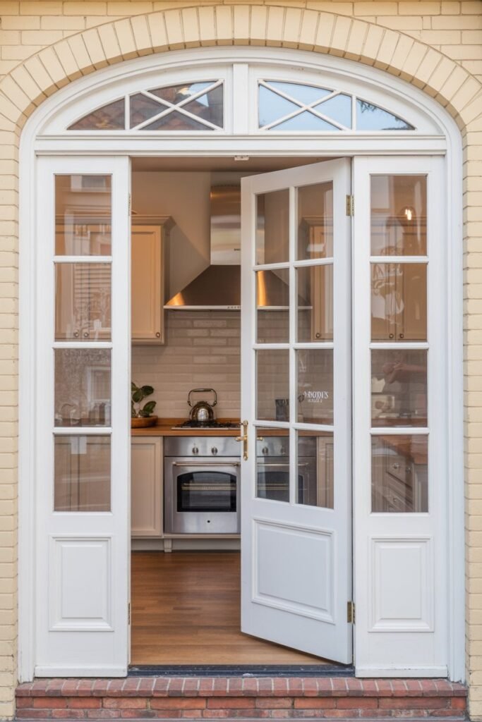 Glass French Doors for an Elegant Entrance