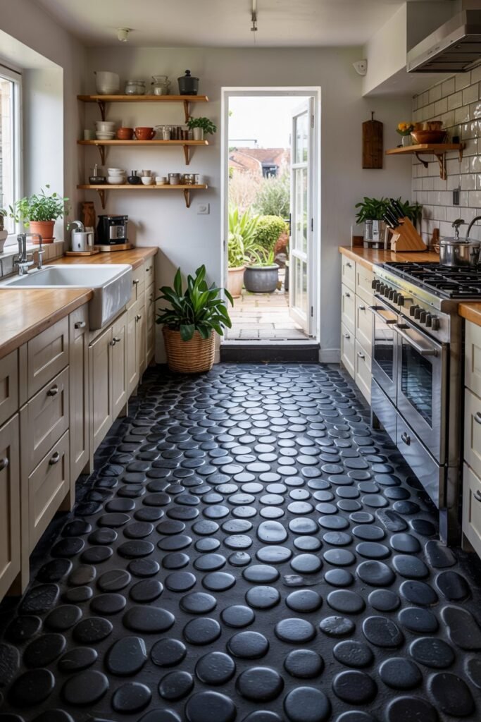 Pebblestone-Effect Tiles