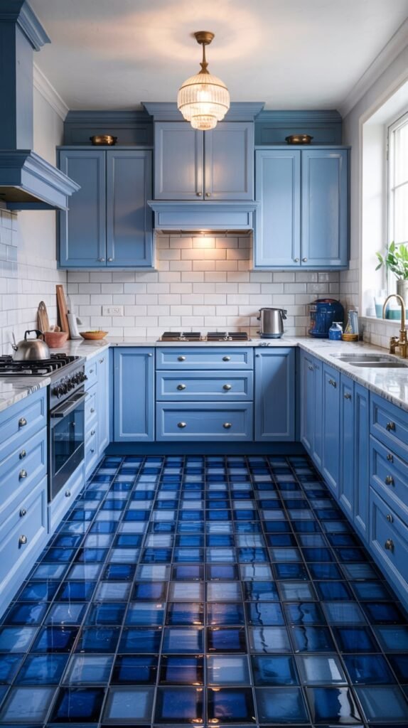 Sapphire Blue Glass Tiles