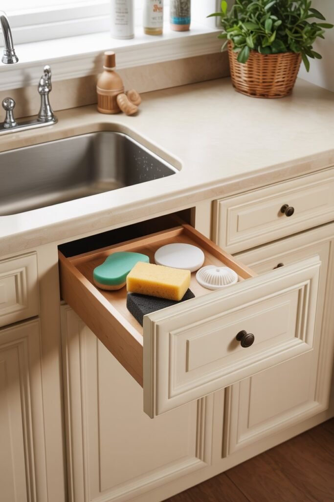 Sink Tilt-Out Trays