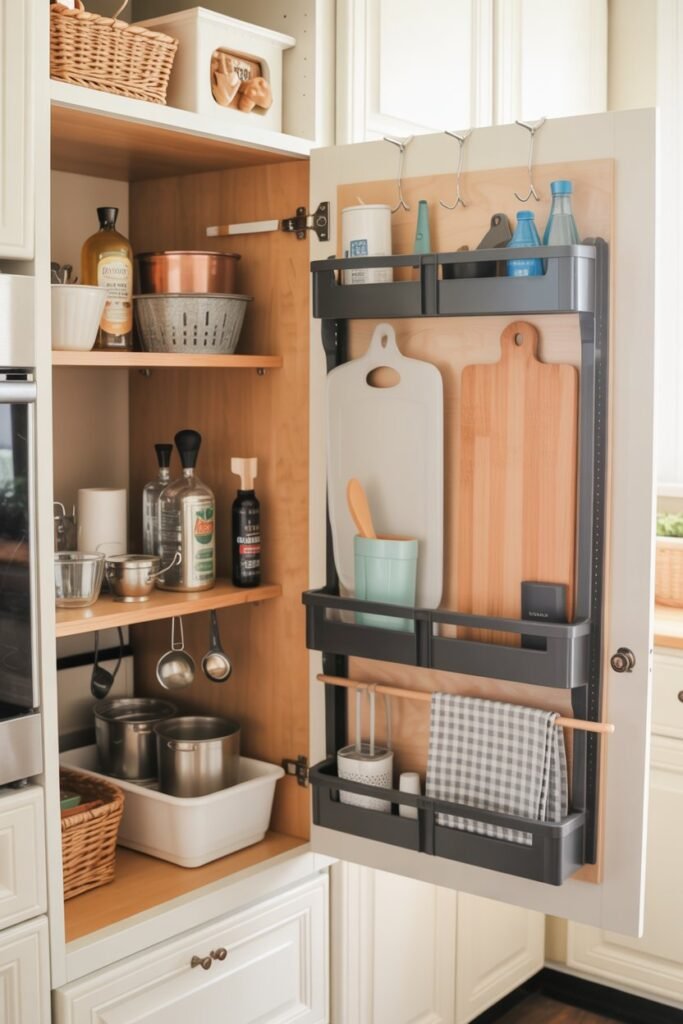  Utilize the Back of Cabinet Doors