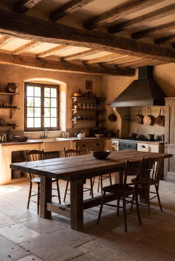 Add a Wooden Dining Table