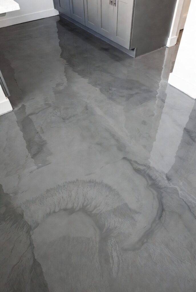 Epoxy Gray Flooring