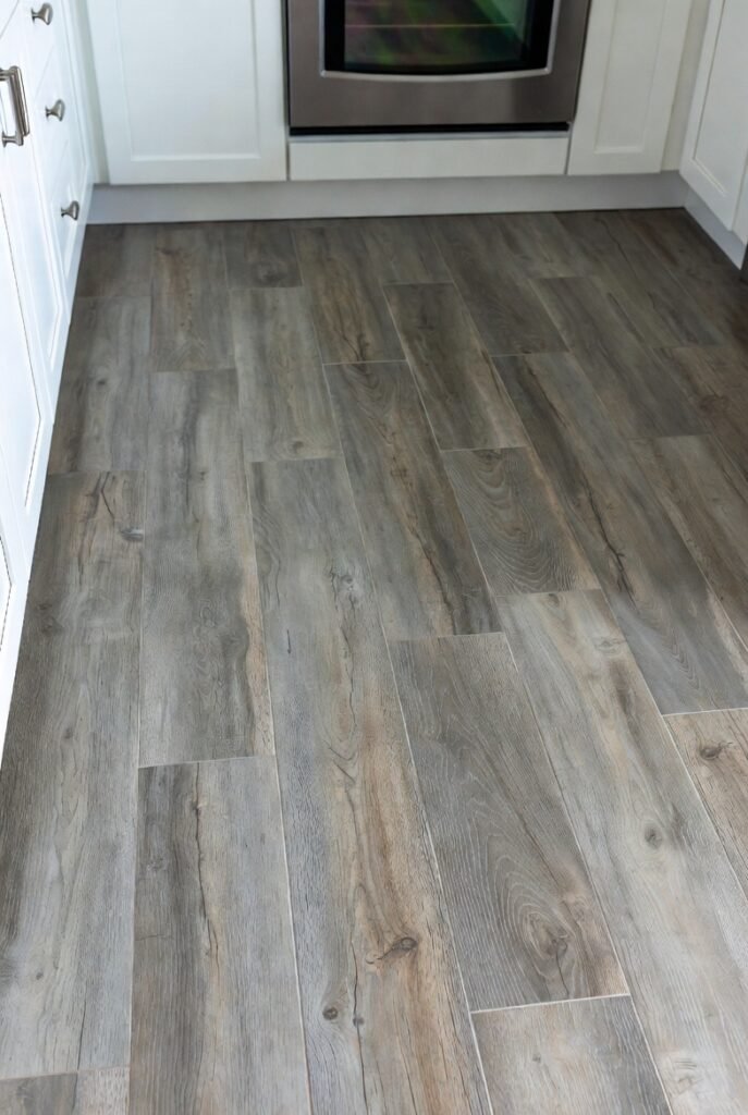 Gray Wood-Look Tile