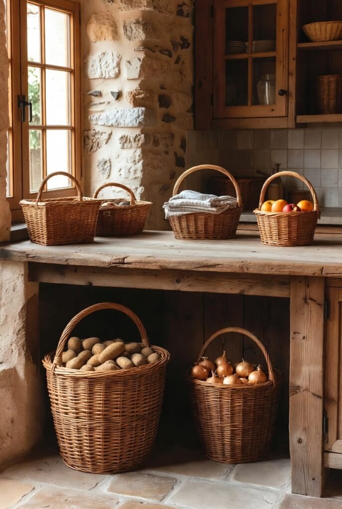 Incorporate Wicker Baskets