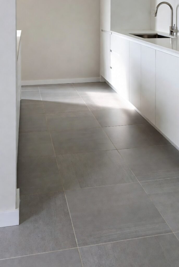 Large Format Gray Tile