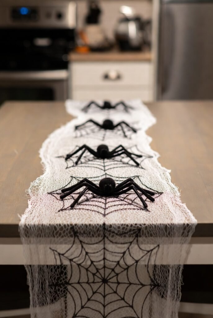 Run a Spiderweb Table Runner