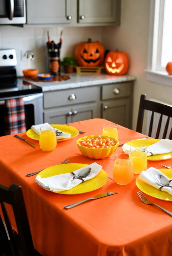 Use a Candy Corn Color Scheme