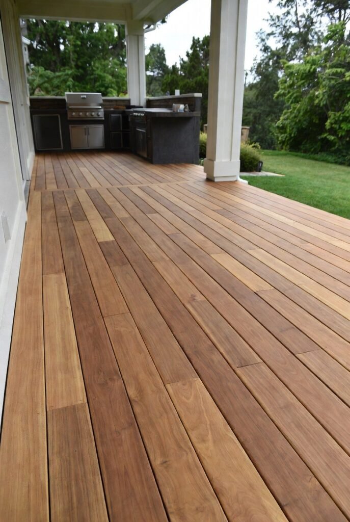 Warm Wood Decking