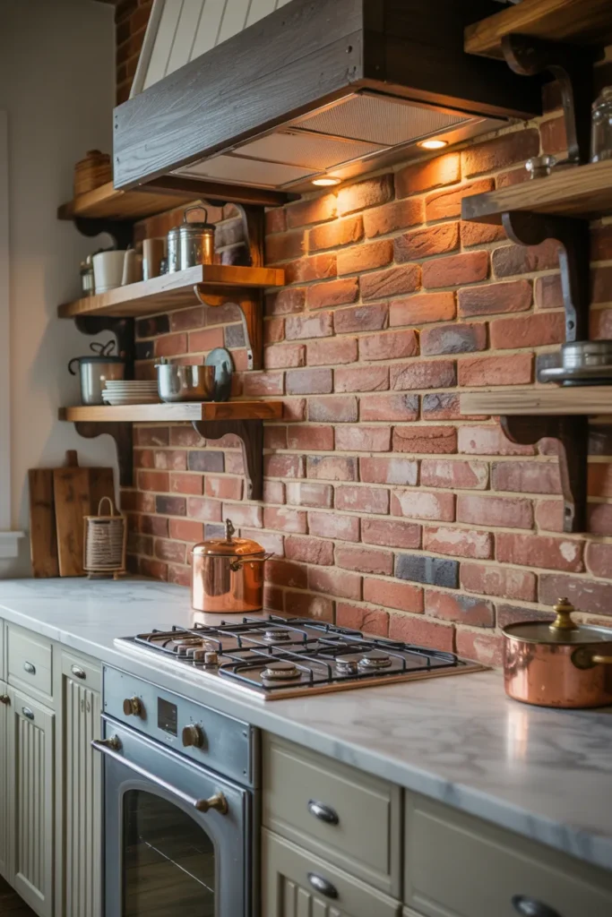 Brick Backsplash