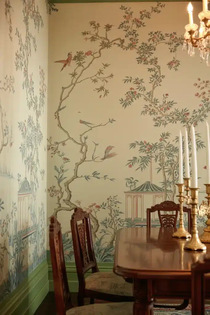 Chinoiserie wallpaper