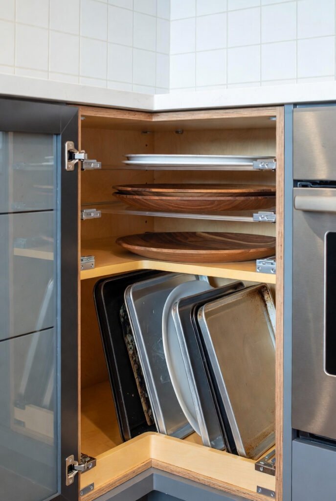 Custom-Built Corner Cabinet