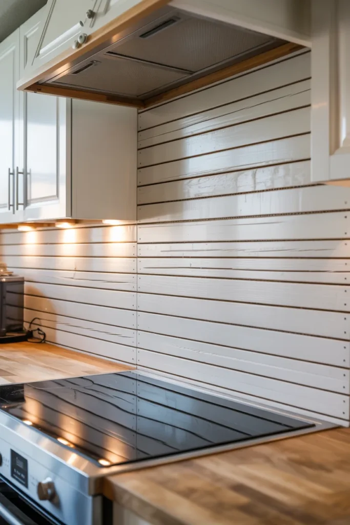 Shiplap Backsplash