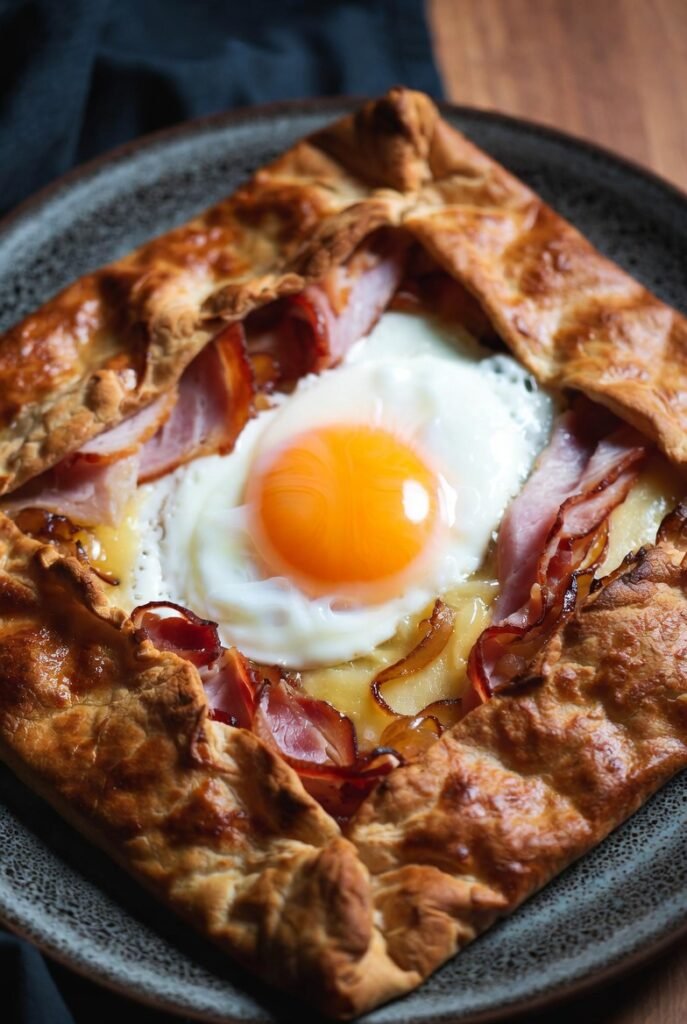 Ham and Egg Galette
